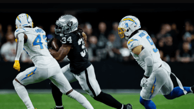 Chargers vs Raiders