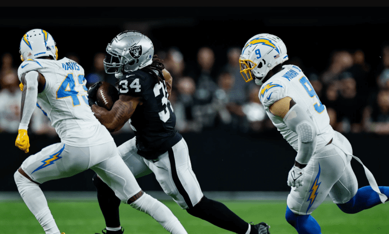 Chargers vs Raiders