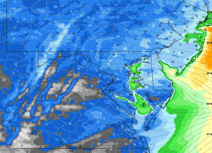 Snow Squal on Sunday in baltimore Weather