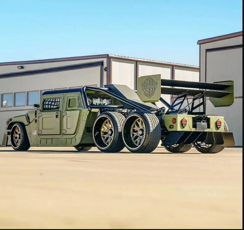 Humvee the Beast: Hellcat-Powered Humvee Takes Streets by Storm!