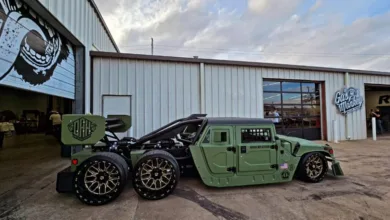 Humvee the Beast: Hellcat-Powered Humvee Takes Streets by Storm!