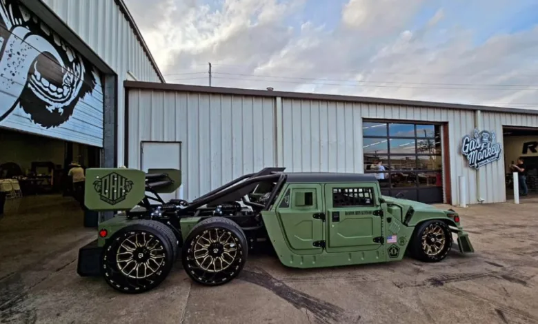 Humvee the Beast: Hellcat-Powered Humvee Takes Streets by Storm!