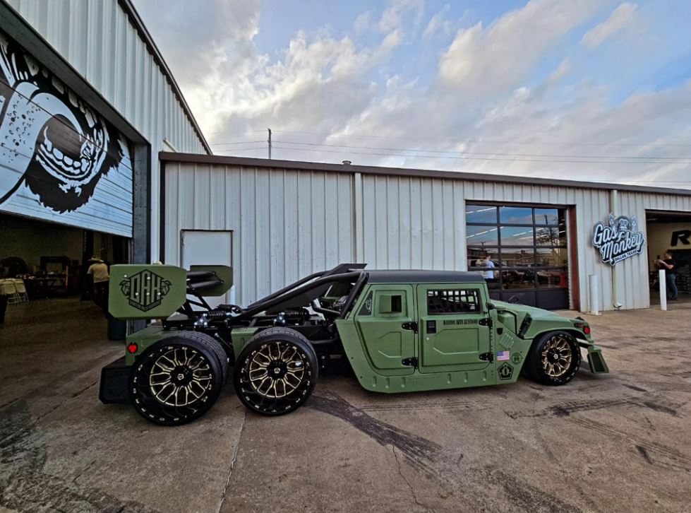 Humvee the Beast: Hellcat-Powered Humvee Takes Streets by Storm!