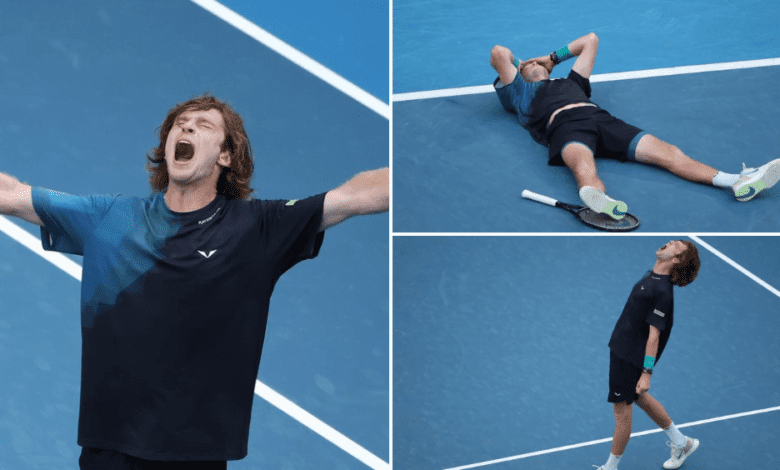 Andrey Rublev beats Thiago Seyboth Wild, Australian Open