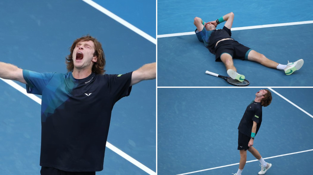 Andrey Rublev beats Thiago Seyboth Wild, Australian Open