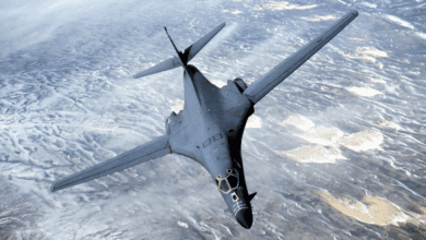 Dramatic B-1 Crash at Ellsworth Air Force Base