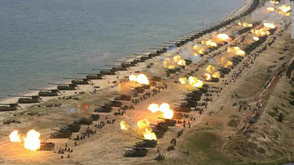 North Korea's Live-Fire Drills Escalate Tensions on Western Coast