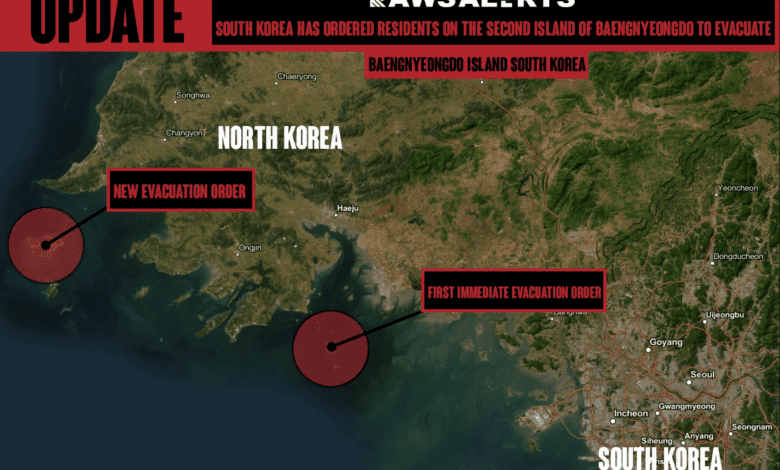 North Korea fired over 200 guns near South Korea's Yeonpyeong Island