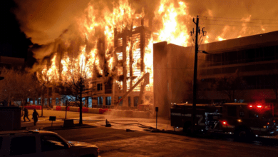 Raleigh Fire fighters Brave Carnoustie Way Blaze in Icy Showdown