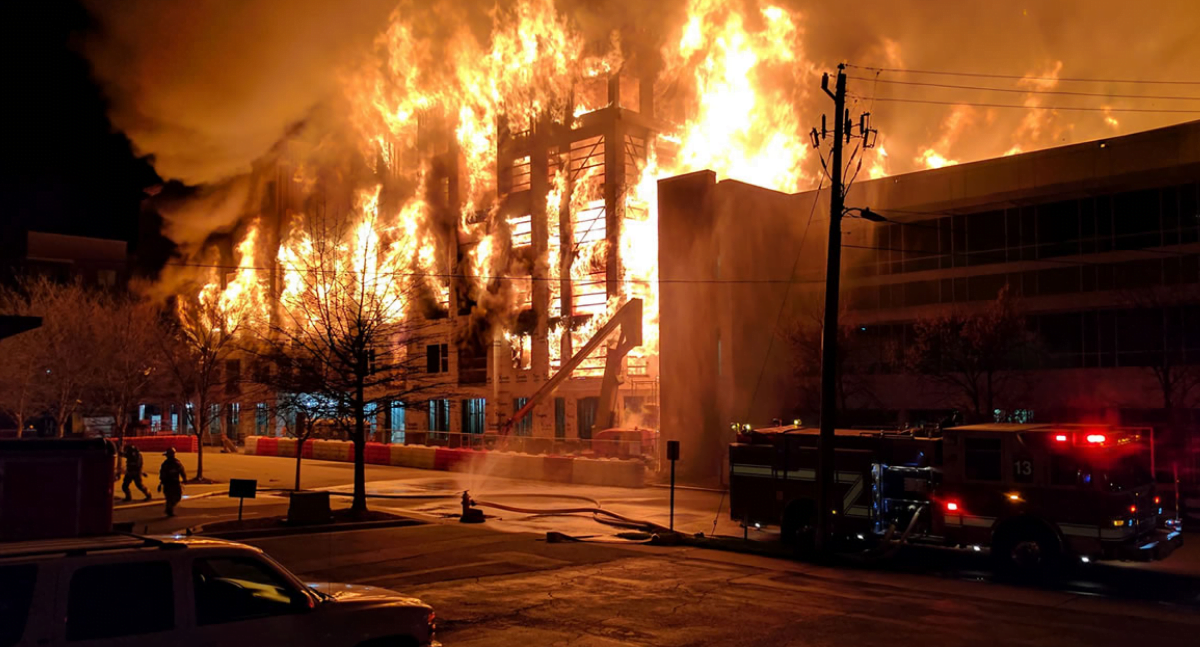 Raleigh Fire fighters Brave Carnoustie Way Blaze in Icy Showdown