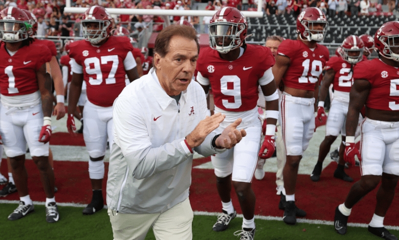 nick saban, michigan football, Alabama Crimson Tide football