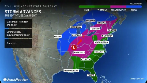 Weather Alert, Severe Thunderstorm, Southeast Tornado