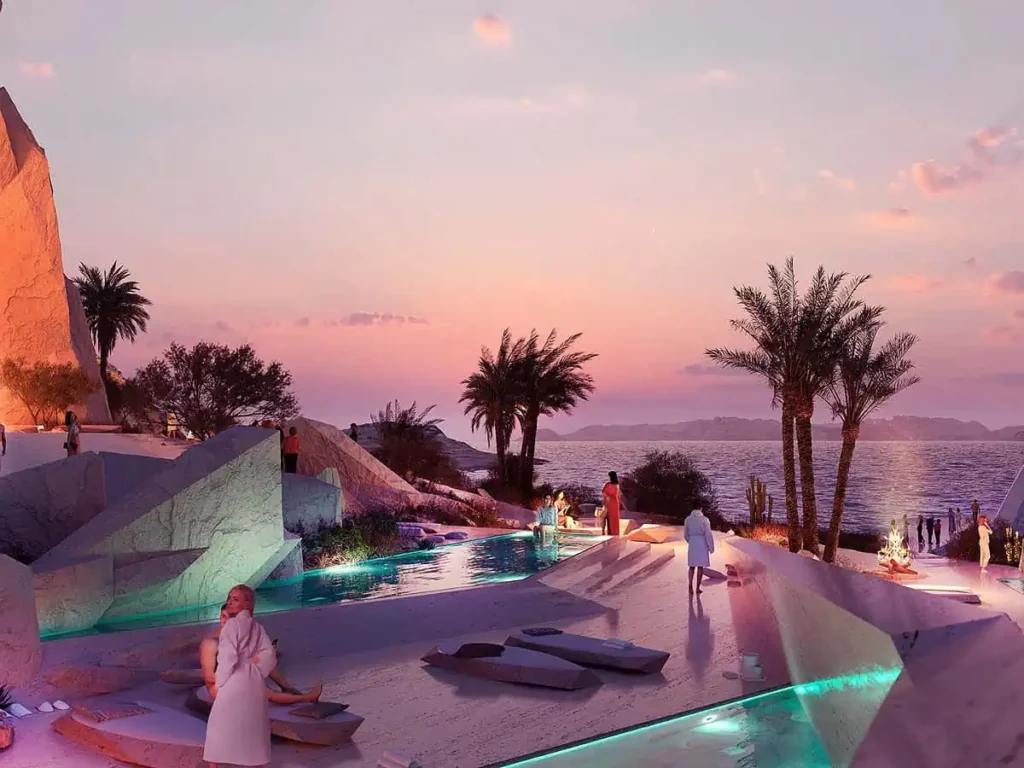 NEOM's luxury Beach Club On Sindalah Island And Red Sea Xaynor Project