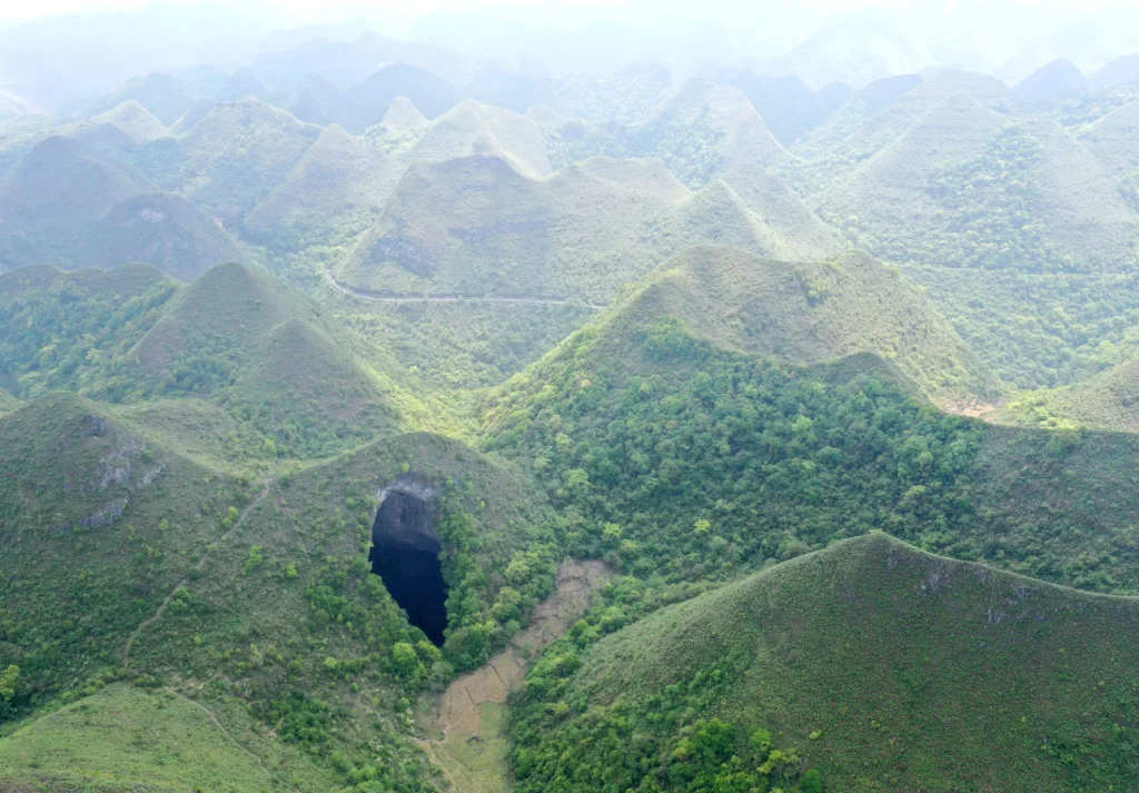 China's Tiankeng Massive Sinkholes